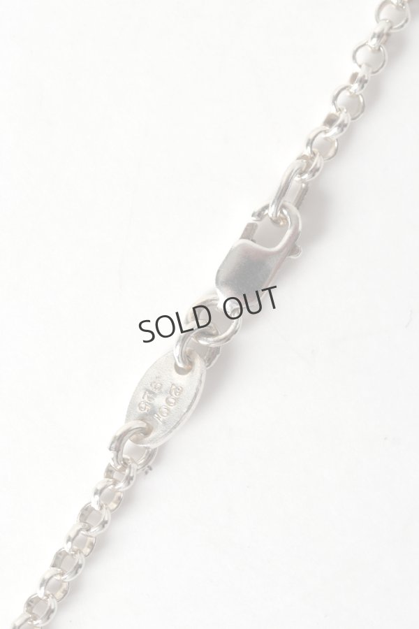 画像2: {SOLD}★海外買付 新品 インボイス付 CHROME HEARTS クロムハーツ ロールチェーン シルバー 24インチ{-BES} (2)
