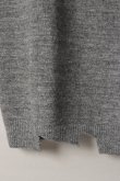 画像4: ekat エカット(UNISEX) DAMAGE LAYERED KNIT VEST{-BEA} (4)
