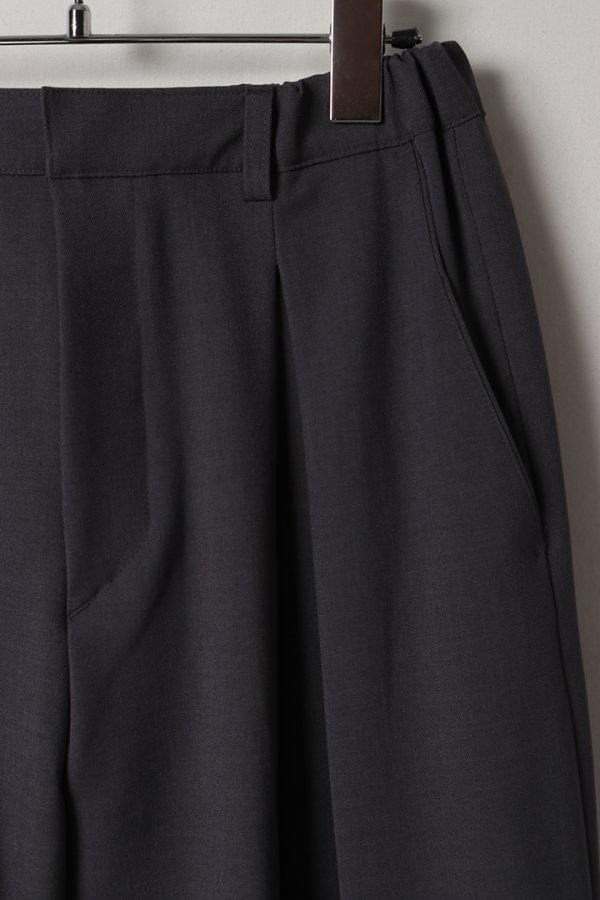 画像2: ekat エカット(UNISEX) DOUBLE TUCK WIDE PANTS{-BEA} (2)