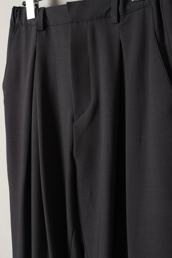 画像3: ekat エカット(UNISEX) DOUBLE TUCK WIDE PANTS{-BEA} (3)