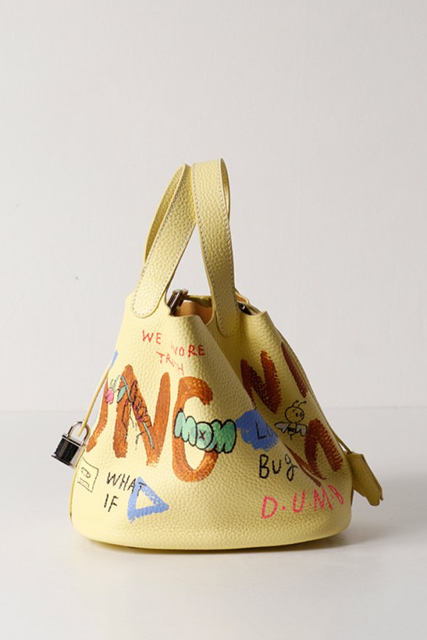 画像3: guernika ゲルニカ Cube Bag / size S / Butter yellow{E-}{GR-CB-3-BEA} (3)