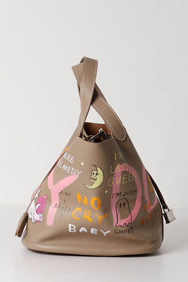 画像4: guernika ゲルニカ Cube Bag / size L / Beige{E-}{GR-CB-1-BEA} (4)