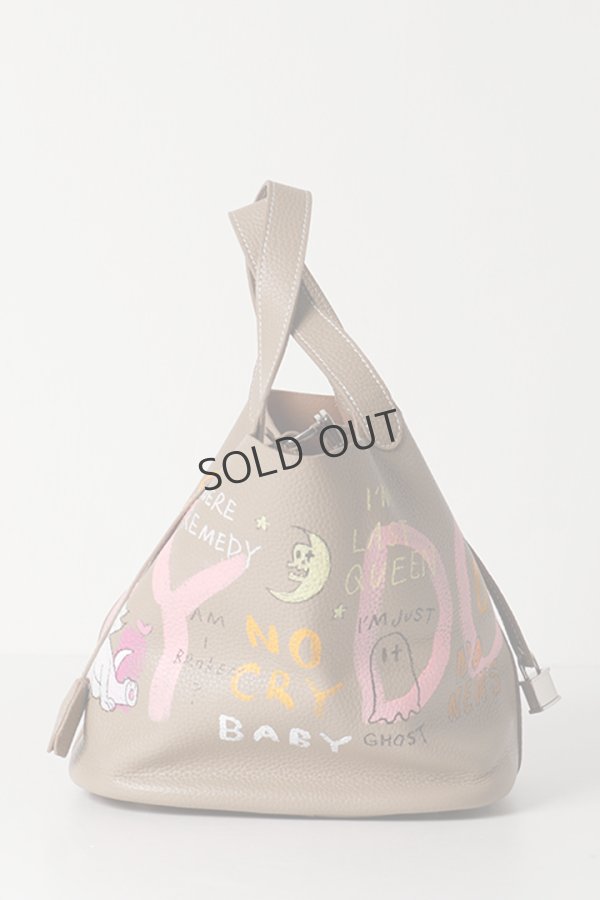 画像4: {SOLD}guernika ゲルニカ Cube Bag / size L / Beige{E-}{GR-CB-1-BEA} (4)