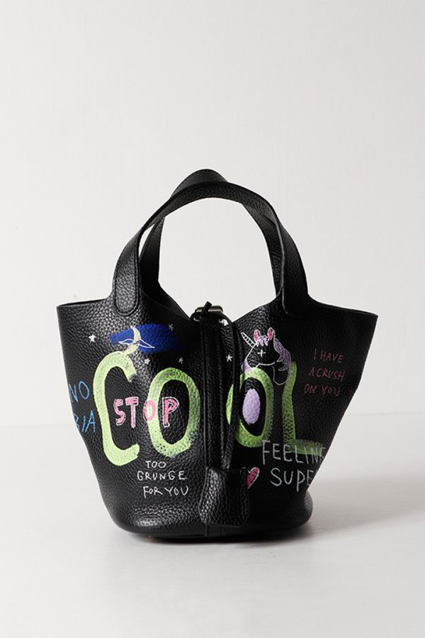 画像3: guernika ゲルニカ Cube Bag / size S / Black{E-}{GR-CB-3-BEA} (3)