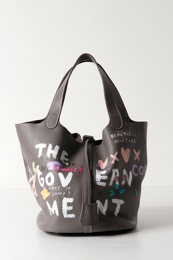 画像3: guernika ゲルニカ Cube Bag / size L / Gray{E-}{GR-CB-1-BEA} (3)