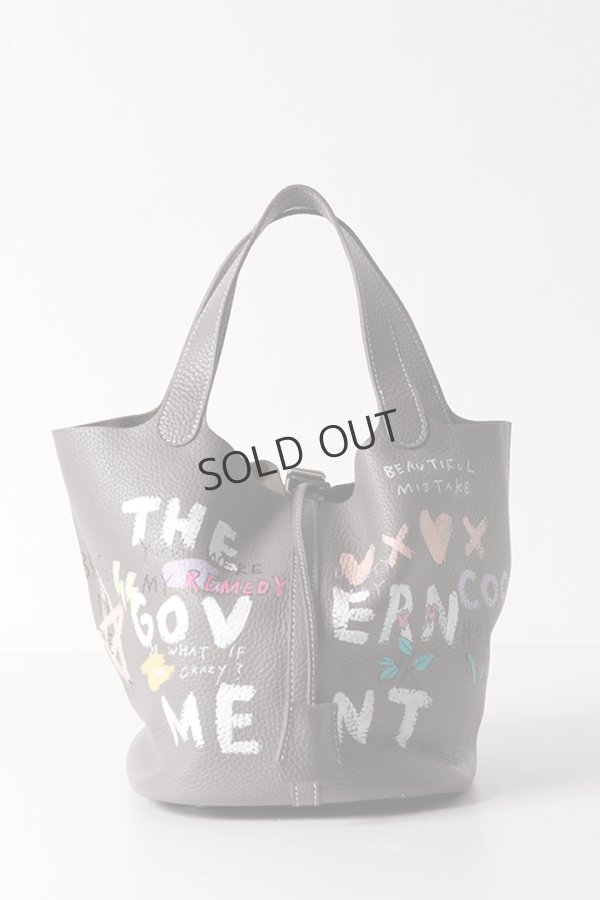 画像3: {SOLD}guernika ゲルニカ Cube Bag / size L / Gray{E-}{GR-CB-1-BEA} (3)