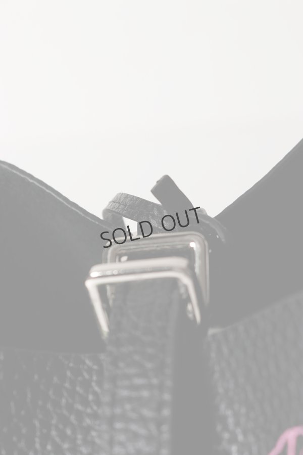 画像5: {SOLD}guernika ゲルニカ Cube Bag / size S / Black{E-}{GR-CB-3-BEA} (5)