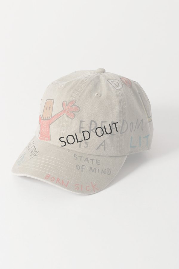 画像1: guernika ゲルニカ Paint cap{E-}{-BEA} (1)