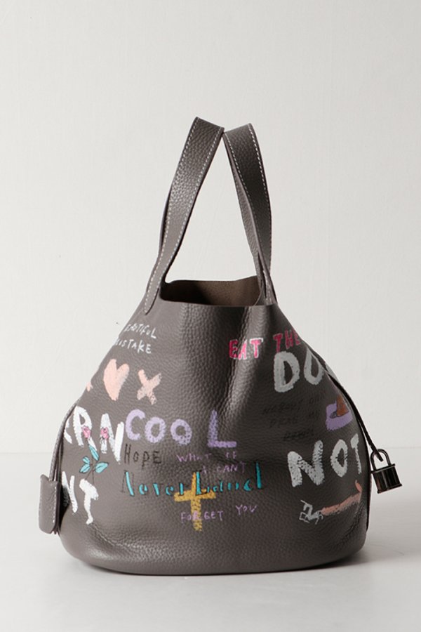 画像4: guernika ゲルニカ Cube Bag / size L / Gray{E-}{GR-CB-1-BEA} (4)