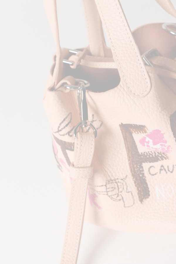画像7:   guernika ゲルニカ Cube Bag / size MINI / Peach pink{E-}{GR-MCB-1-BEA} (7)
