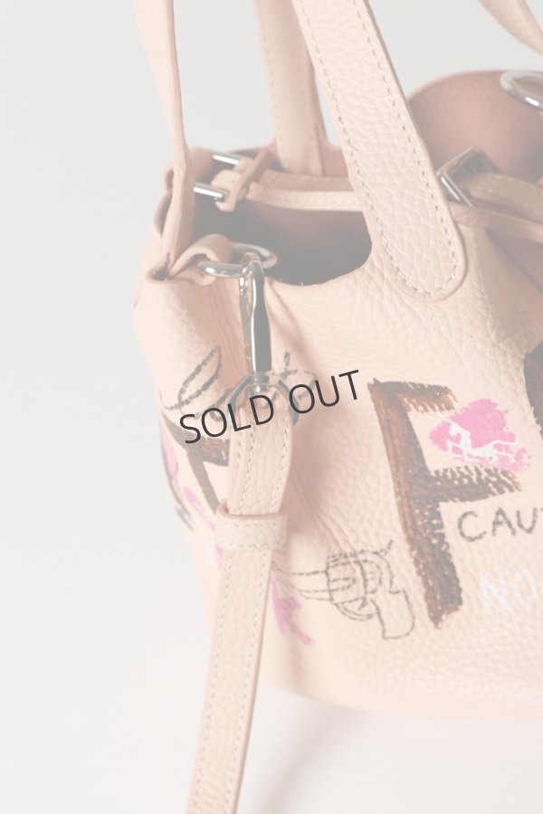 画像7: {SOLD}guernika ゲルニカ Cube Bag / size MINI / Peach pink{E-}{GR-MCB-1-BEA} (7)