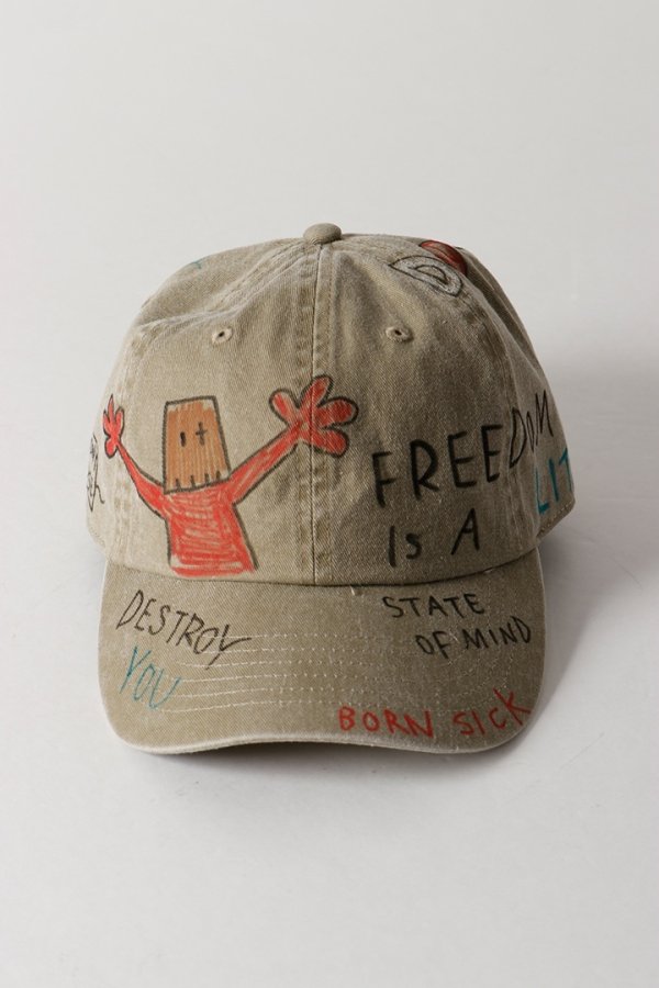 画像2: guernika ゲルニカ Paint cap{E-}{-BEA} (2)