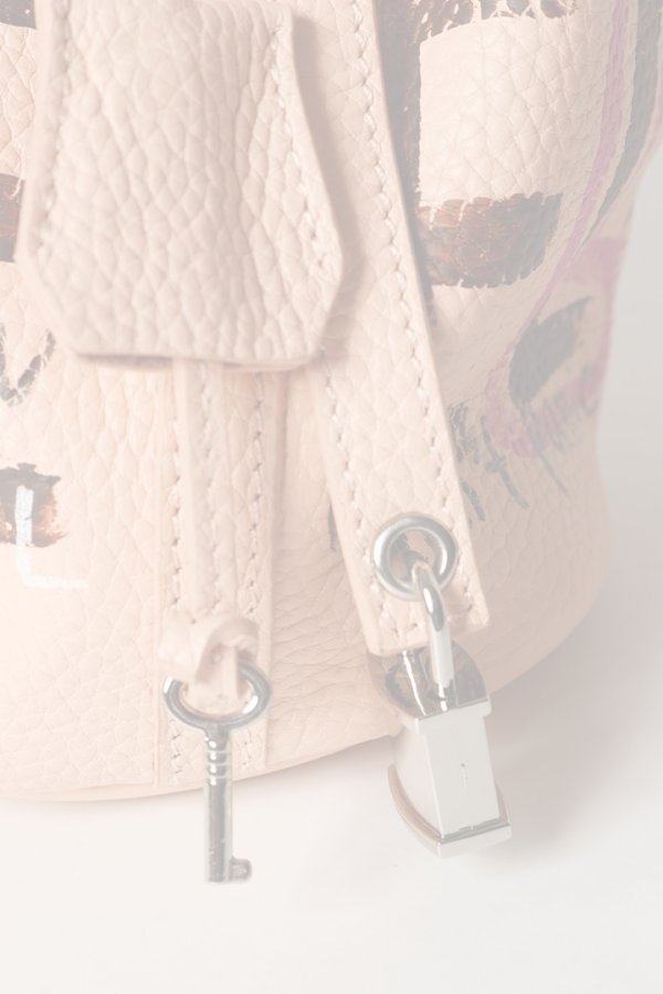 画像6:   guernika ゲルニカ Cube Bag / size MINI / Peach pink{E-}{GR-MCB-1-BEA} (6)