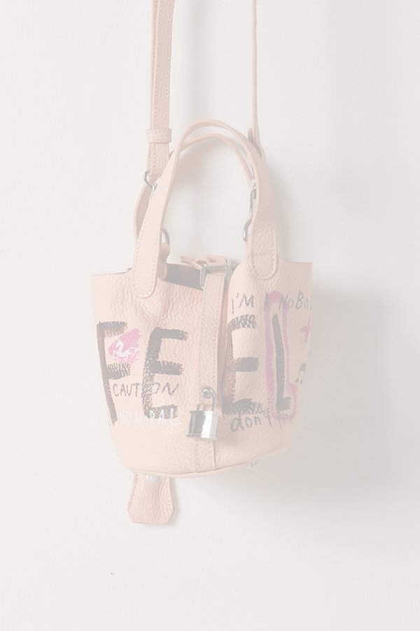 画像1:   guernika ゲルニカ Cube Bag / size MINI / Peach pink{E-}{GR-MCB-1-BEA} (1)