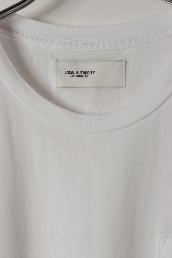 画像2: LOCAL AUTHORITY ローカルオーソリティ LA SLASH POCKET TEE{-BEA} (2)