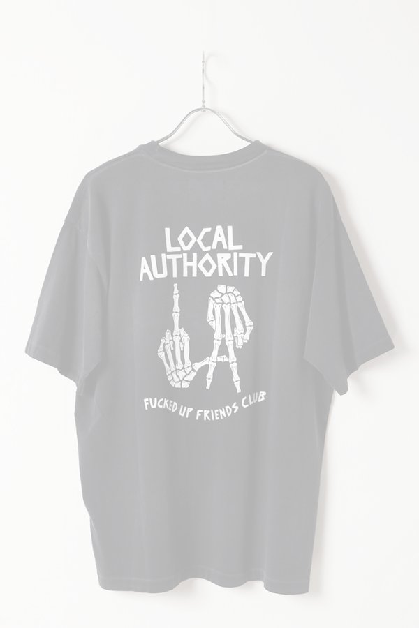 画像6:  {SOLD} LOCAL AUTHORITY ローカルオーソリティ LA BONES SHOP TEE{-BEA} (6)