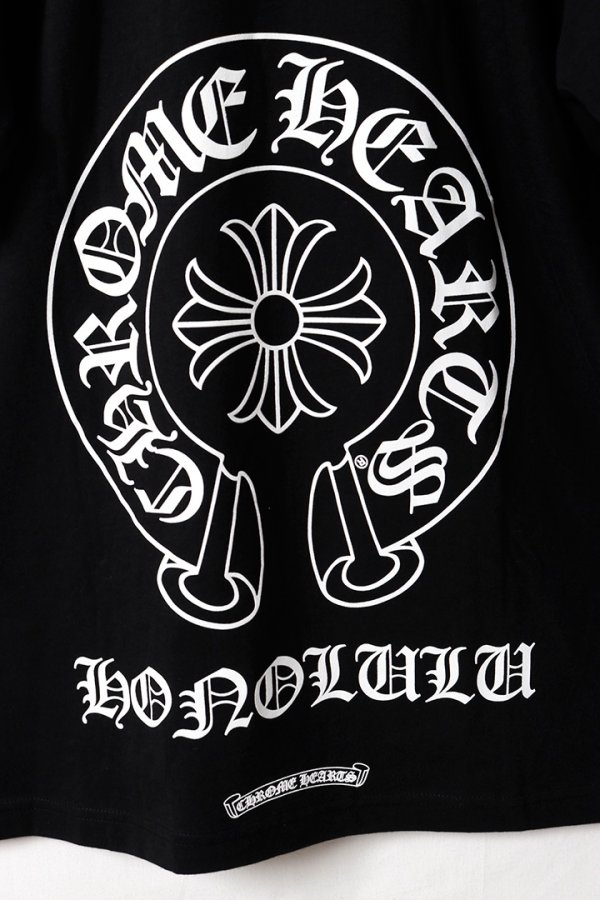 画像5: CHROME HEARTS クロムハーツ  【ホノルル限定】 ホースシュー S/S Tシャツ{-BFS} (5)