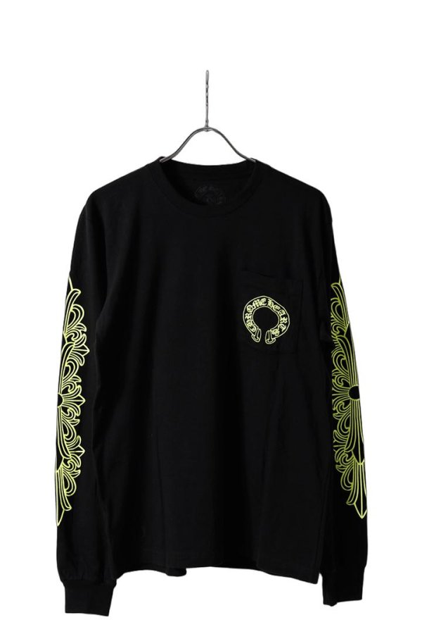 画像2: CHROME HEARTS クロムハーツ ホースシュー L/S Tシャツ{-BFS} (2)