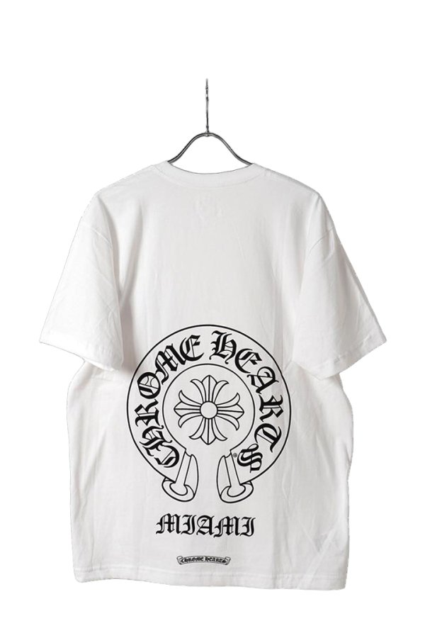 画像2: CHROME HEARTS クロムハーツ  【マイアミ限定】 ホースシュー S/S Tシャツ{-BFS} (2)
