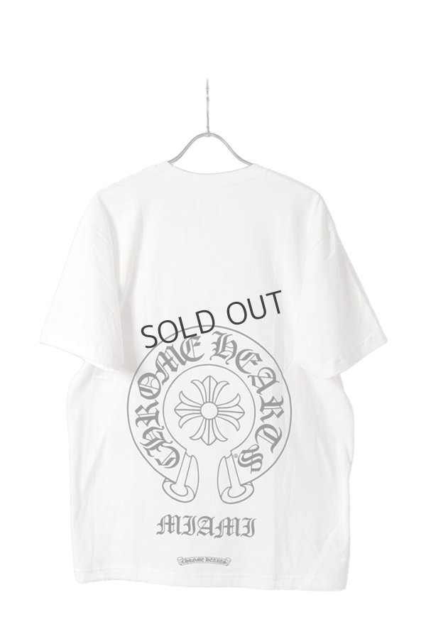 画像2: {SOLD}CHROME HEARTS クロムハーツ  【マイアミ限定】 ホースシュー S/S Tシャツ{-BFS} (2)