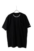 画像1: CHROME HEARTS クロムハーツ ネックロゴ S/S Tシャツ{-BFS} (1)