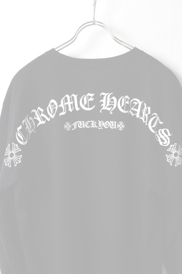 画像6:   CHROME HEARTS クロムハーツ アーチロゴ L/S Tシャツ {-BFS}  :CH202606-10-XL  (6)