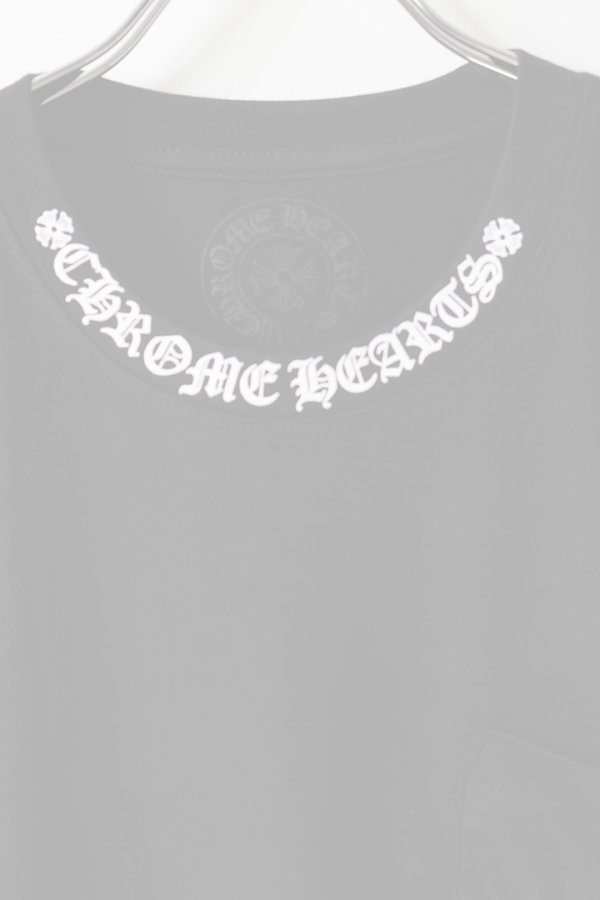 画像2: CHROME HEARTS クロムハーツ ネックロゴ L/S Tシャツ{-BFS} (2)