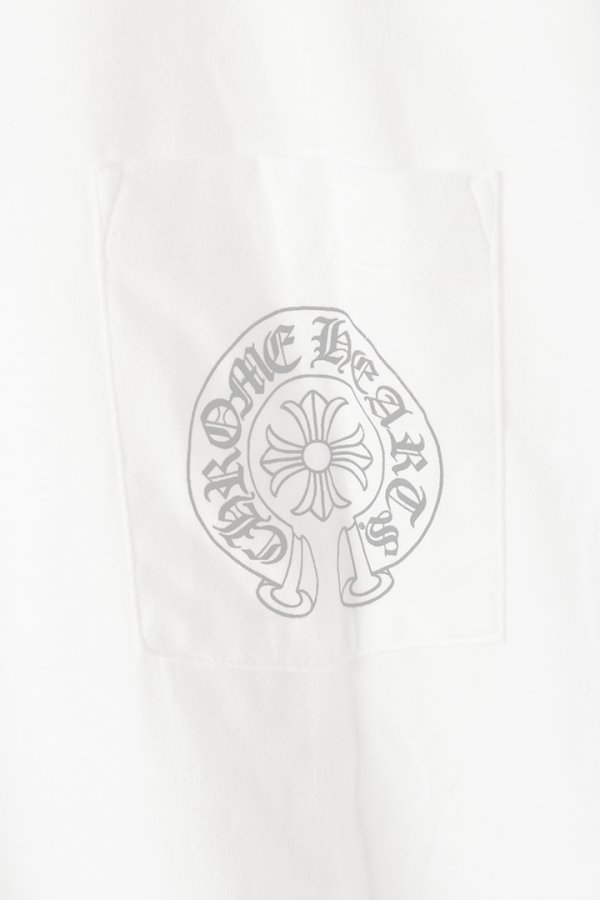 画像4:   CHROME HEARTS クロムハーツ  【マイアミ限定】 ホースシュー S/S Tシャツ {-BFS}  :CH202606-07-L  (4)