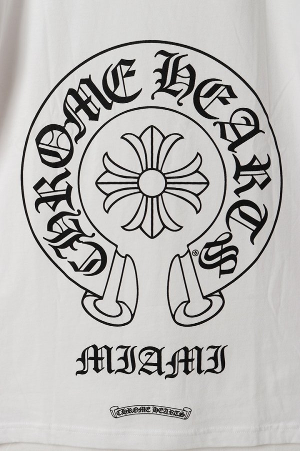 画像7: CHROME HEARTS クロムハーツ  【マイアミ限定】 ホースシュー S/S Tシャツ{-BFS} (7)