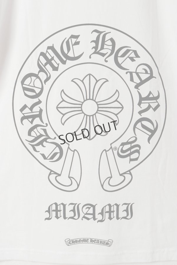 画像7: {SOLD}CHROME HEARTS クロムハーツ  【マイアミ限定】 ホースシュー S/S Tシャツ{-BFS} (7)