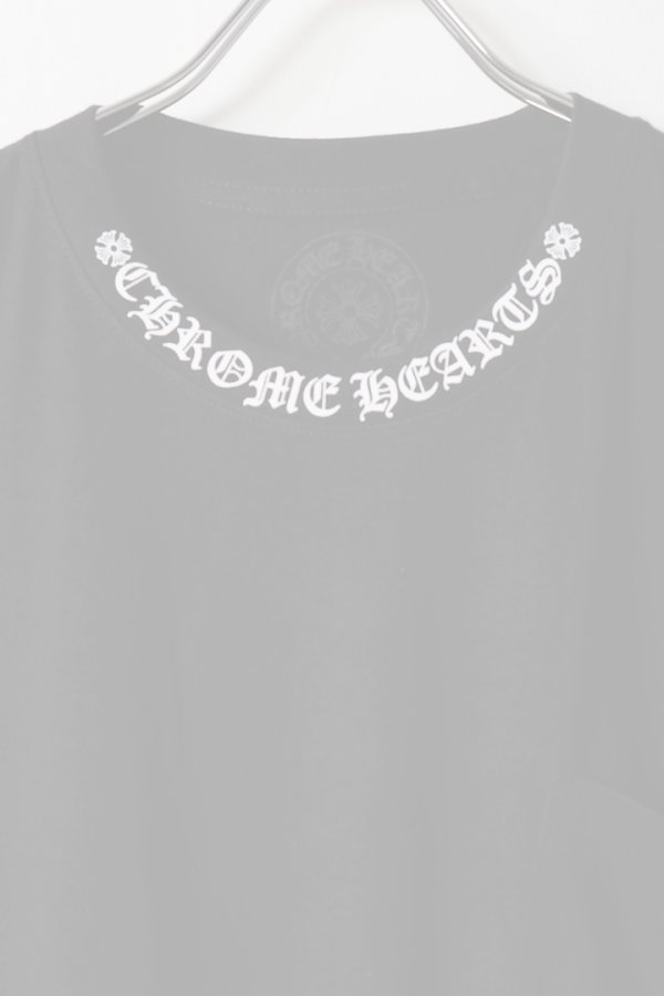 画像2:  {SOLD} CHROME HEARTS クロムハーツ ネックロゴ S/S Tシャツ {-BFS}  :CH202606-06-XL  (2)