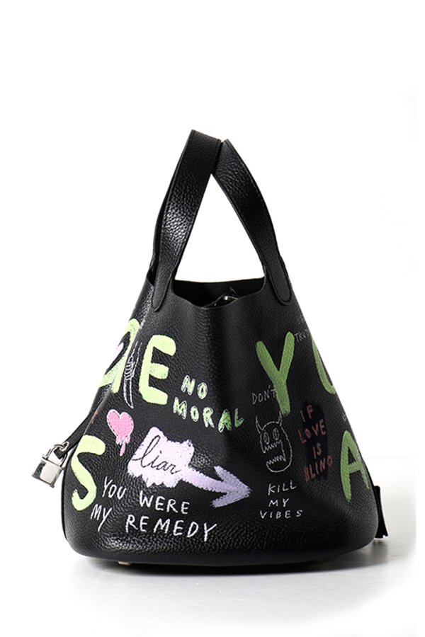 画像2: guernika ゲルニカ Cube Bag / size L / Black{GR-CB-1-BFS}{E-} (2)