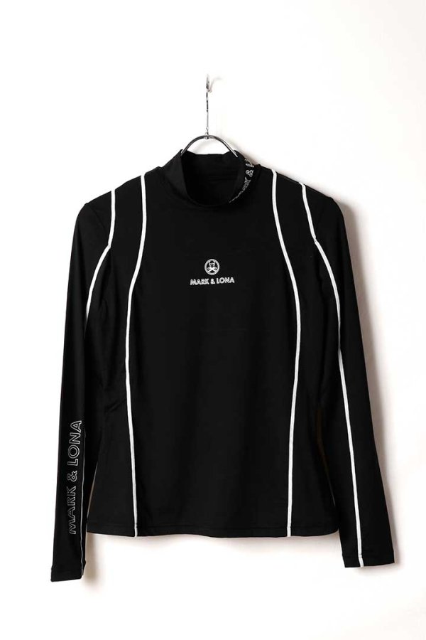 画像1: MARK & LONA マークアンドロナ Contour Mesh L/S Top | WOMEN{-BFA} (1)