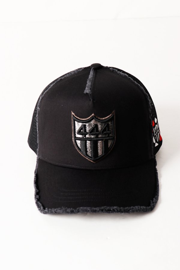 画像2: YOSHINORI KOTAKE DESIGN ヨシノリコタケ YK3DE-444 BLK BLK BLK/SIL{-BFA} (2)