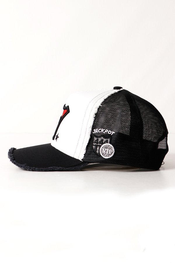画像3: YOSHINORI KOTAKE DESIGN ヨシノリコタケ YKDE-7BAR BLK WHT BLK BLK/RED{-BFA} (3)