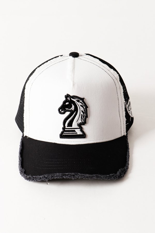 画像2: YOSHINORI KOTAKE DESIGN ヨシノリコタケ YK3DE-CHESS BLK WHT BLK BLK/BLK{-BFA} (2)