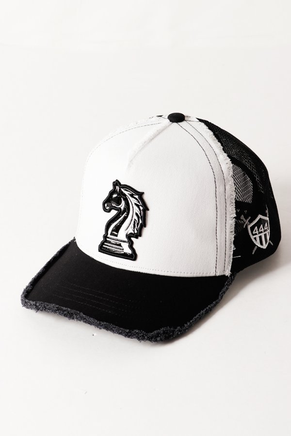 画像1: YOSHINORI KOTAKE DESIGN ヨシノリコタケ YK3DE-CHESS BLK WHT BLK BLK/BLK{-BFA} (1)