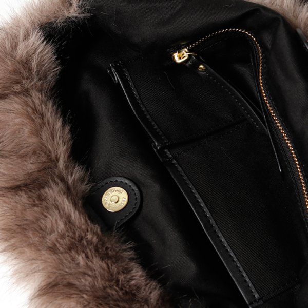 画像5: VIOLAd'ORO ヴィオラドーロ FUR BAG{-BFA} (5)