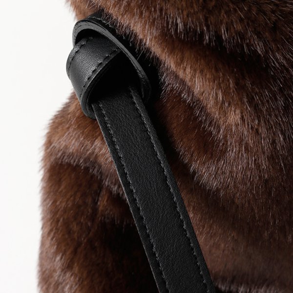 画像4: VIOLAd'ORO ヴィオラドーロ FUR BAG{-BFA} (4)