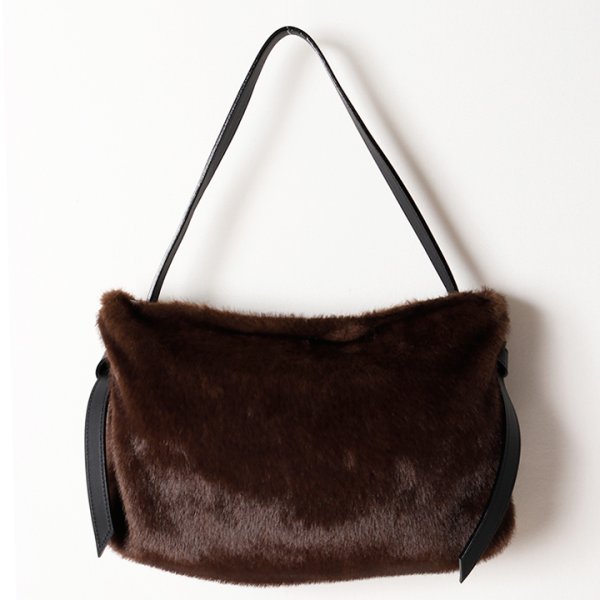 画像2: VIOLAd'ORO ヴィオラドーロ FUR BAG{-BFA} (2)