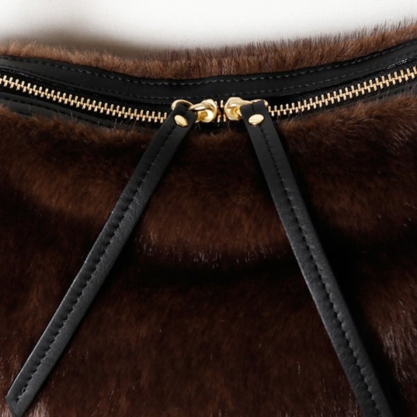 画像3: VIOLAd'ORO ヴィオラドーロ FUR BAG{-BFA} (3)