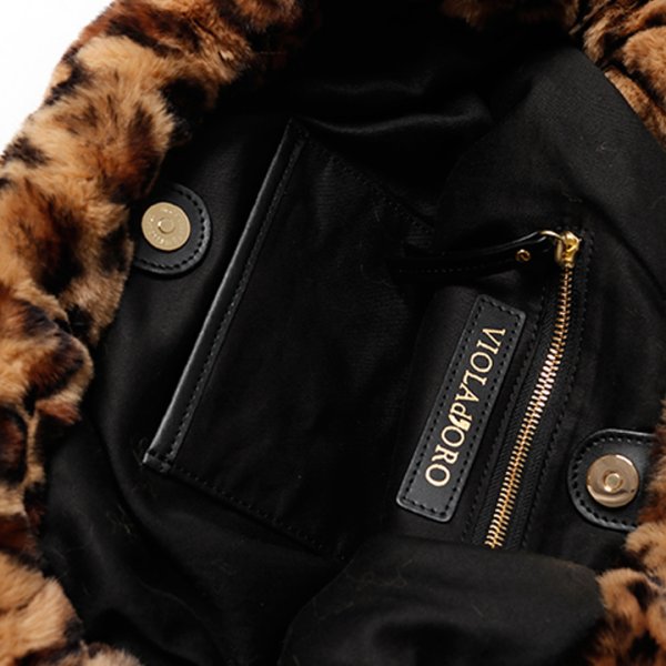 画像4: VIOLAd'ORO ヴィオラドーロ FUR BAG{-BFA} (4)