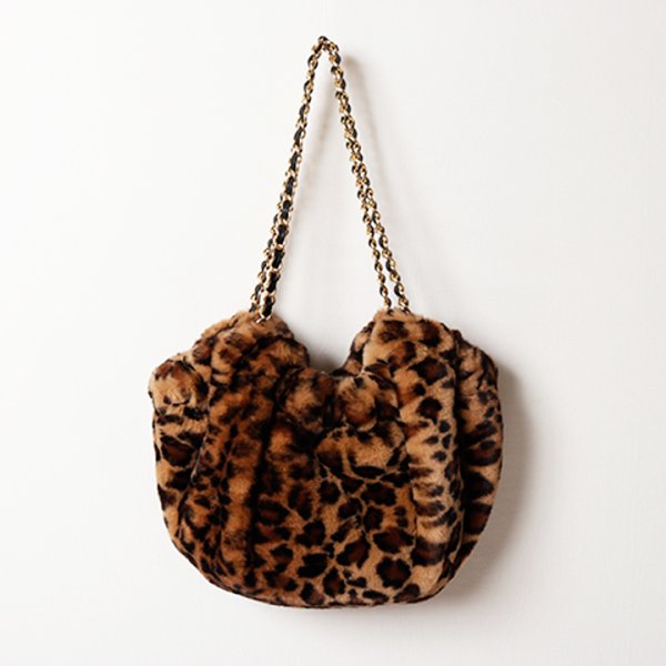 画像2: VIOLAd'ORO ヴィオラドーロ FUR BAG{-BFA} (2)