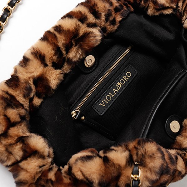 画像3: VIOLAd'ORO ヴィオラドーロ FUR BAG{-BFA} (3)