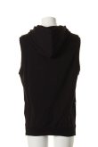 画像2: {SOLD}HYDROGEN ハイドロゲン LTD SLEEVELESS HOODIE{210-21740001-150-AFS} (2)