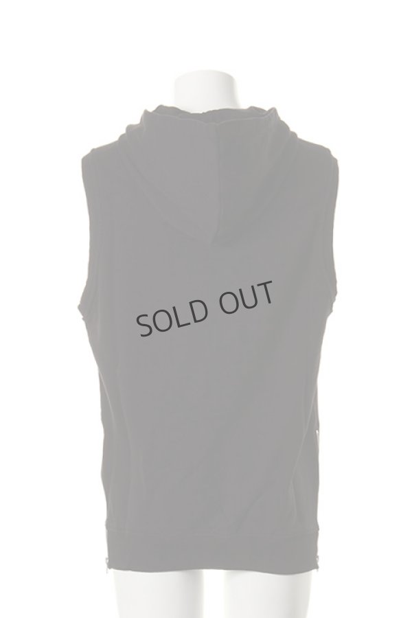 画像2: {SOLD}HYDROGEN ハイドロゲン LTD SLEEVELESS HOODIE{210-21740001-150-AFS} (2)