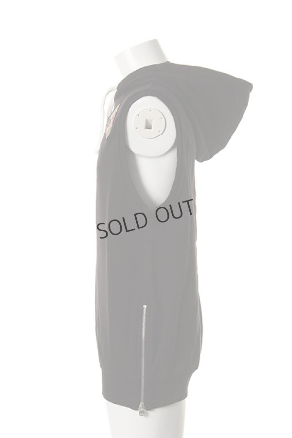 画像3: {SOLD}HYDROGEN ハイドロゲン LTD SLEEVELESS HOODIE{210-21740001-150-AFS} (3)