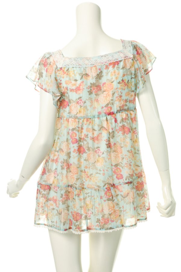 画像2: ▽ 70%OFF アウトレットセール14,300円→4,290円▽ RYZA ライザ 花柄ワンピース{-} (2)