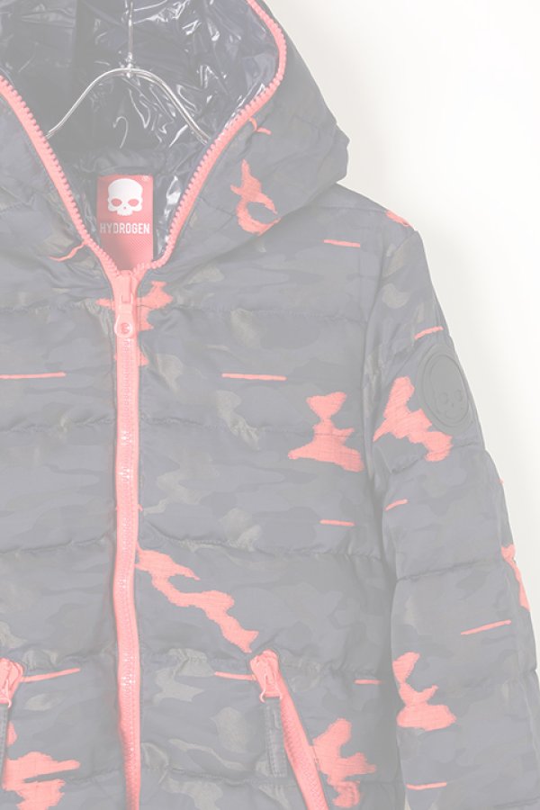 画像3:   HYDROGEN×DUVETICA ハイドロゲン×デュベティカ DIONISIO DOWN JACKET CAMO FLUO HYDROGEN BY DUVETICA{210-10612004-515-AIA} (3)