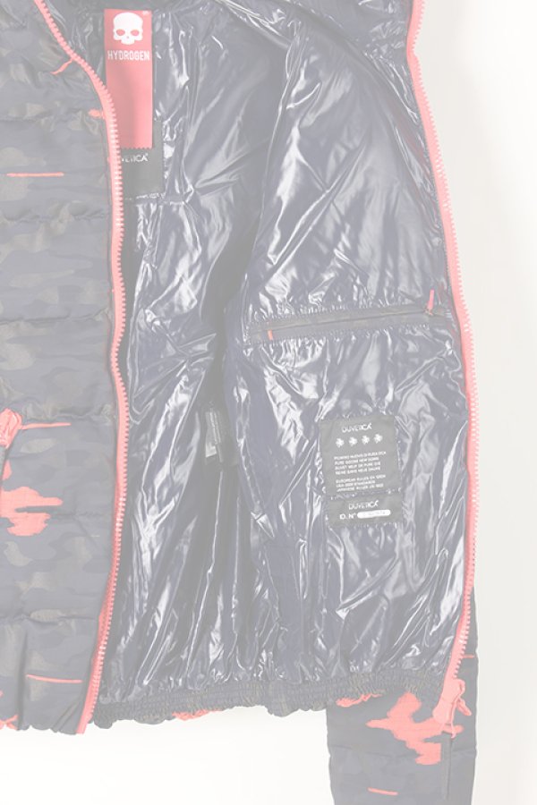画像5:   HYDROGEN×DUVETICA ハイドロゲン×デュベティカ DIONISIO DOWN JACKET CAMO FLUO HYDROGEN BY DUVETICA{210-10612004-515-AIA} (5)
